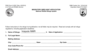 Migratory Bird Hunt Application 