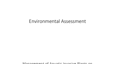 Environmental Assessment: Management of Aquatic Invasive Plans on Sacramento NWR Complex, San Luis NWR Complex, and Stone Lakes NWR