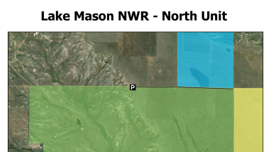 Lake Mason NWR - North Unit Map