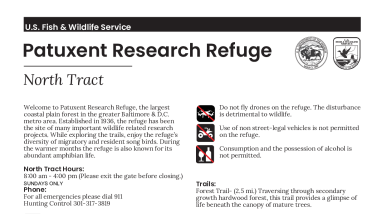 North Tract Trail Map