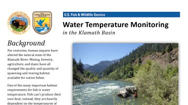 Water Temperature Monitoring in the Klamath Basin
