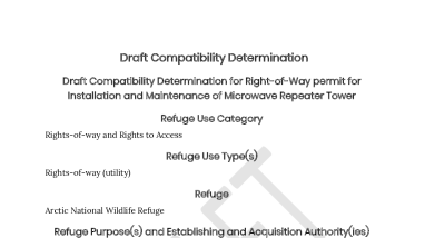 Arctic Refuge Microwave Tower CD
