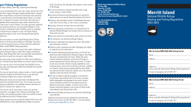Merritt Island Boat and Fish Regs Brochure 2022-23