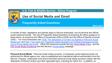 Ethics FAQ: Social Media and Email