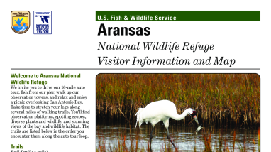 Aransas NWR Trail Map and Guide 2022