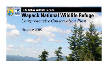 Wapack NWR Comprehensive Conservation Plan