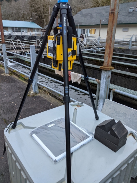 Photo of new x-ray system