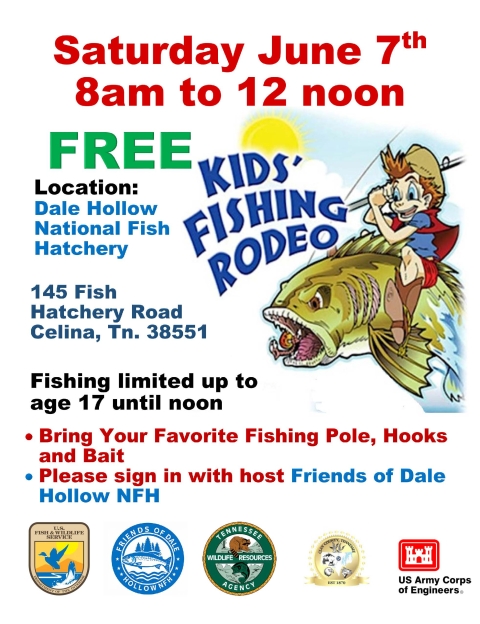 Flyer for Kids' Fishing Rodeo
