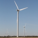 Wind turbines at a facility in northwest Indiana.