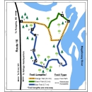 Map of the Magalloway River Trail at Umbagog
