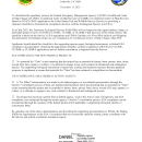 FEMA Tennessee Field Office Checklist Memo