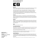 Agassiz National Wildlife Refuge Hunting and Fishing Brochure