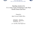 Standing Analysis USACE Lake Pend Orielle Docks and Piers