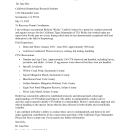 Example Letter of Reference for Standard Recovery Permit Application