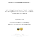 Final Compatibility Determination for Proposed Transmission Line Rebuild