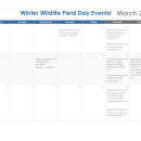 Winter Wildlife Field Days 2023