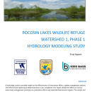 Pocosin Lakes Wildlife Refuge Watershed 1, Phase 1 Hydrology Modeling Study