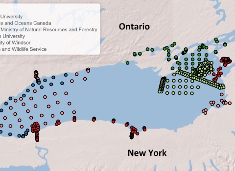 Map of GLATOS coverage