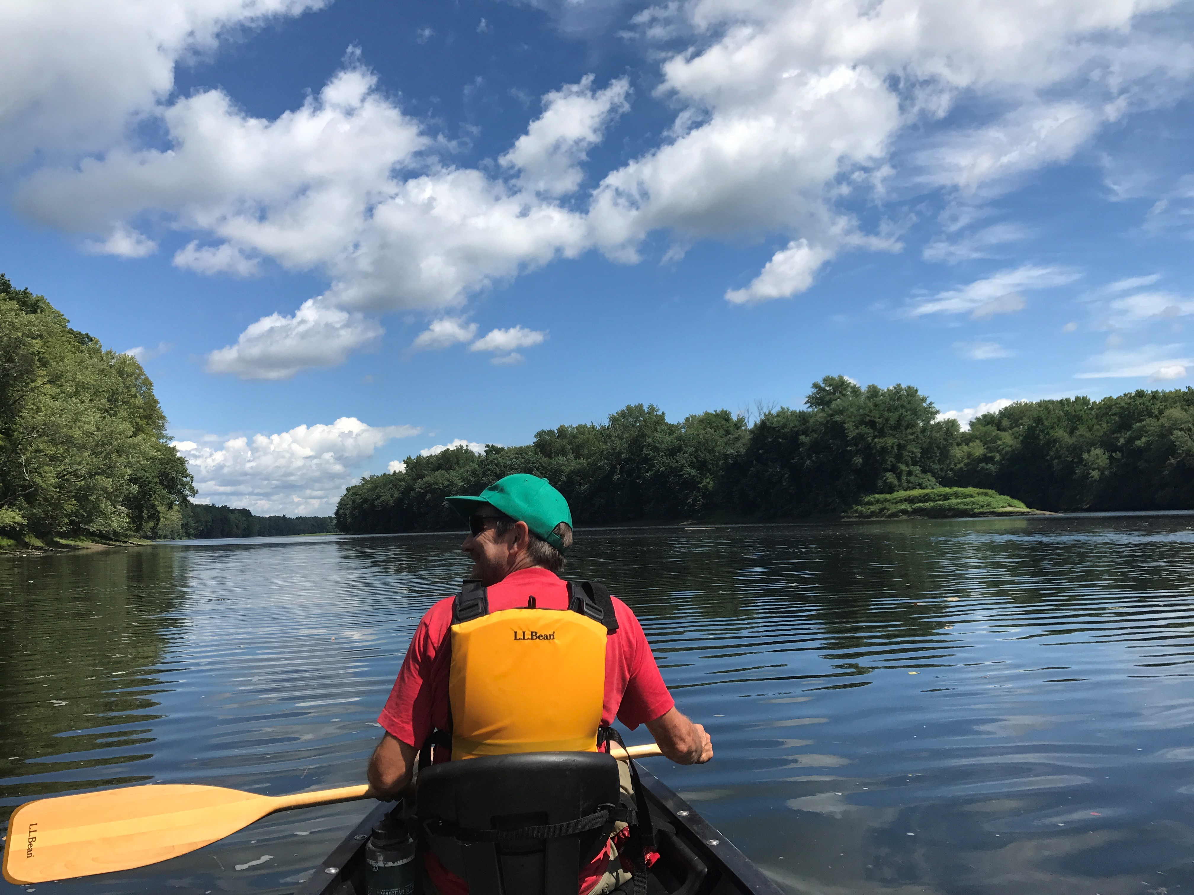 Canoeing on Connecticut River
