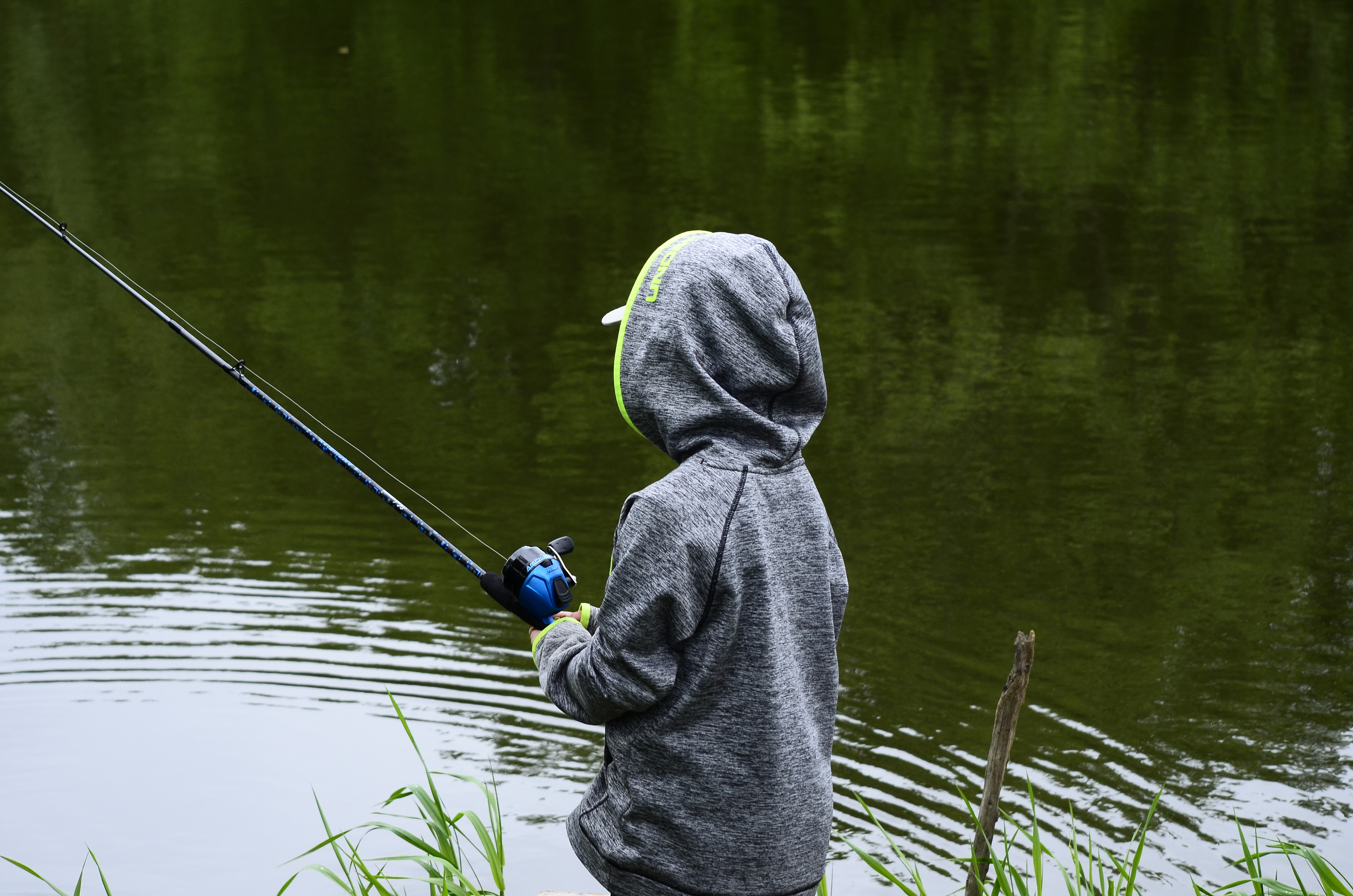 Youth fishing