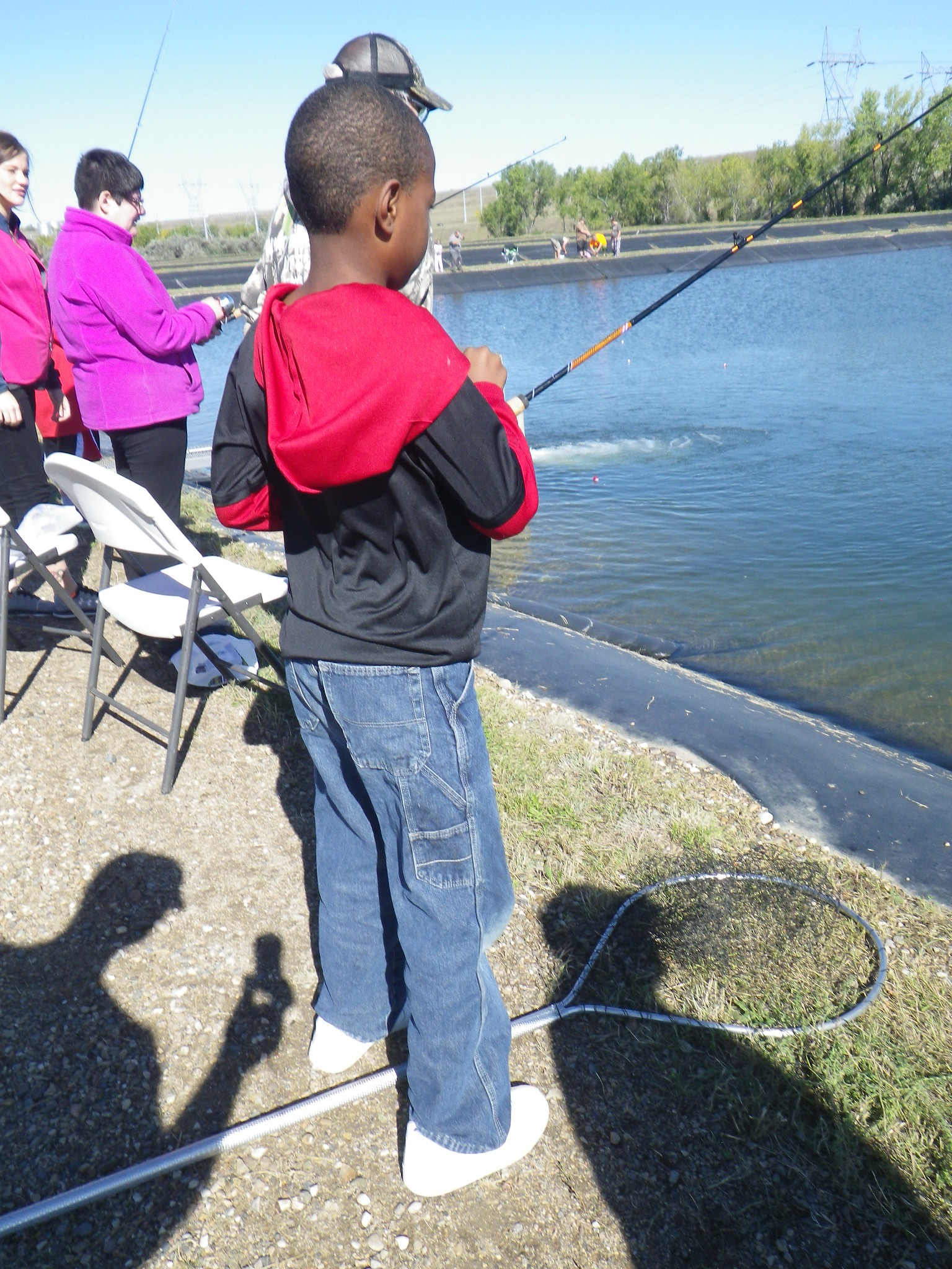 Kids Fishing Day at Garrison Dam National Fish Hatchery
