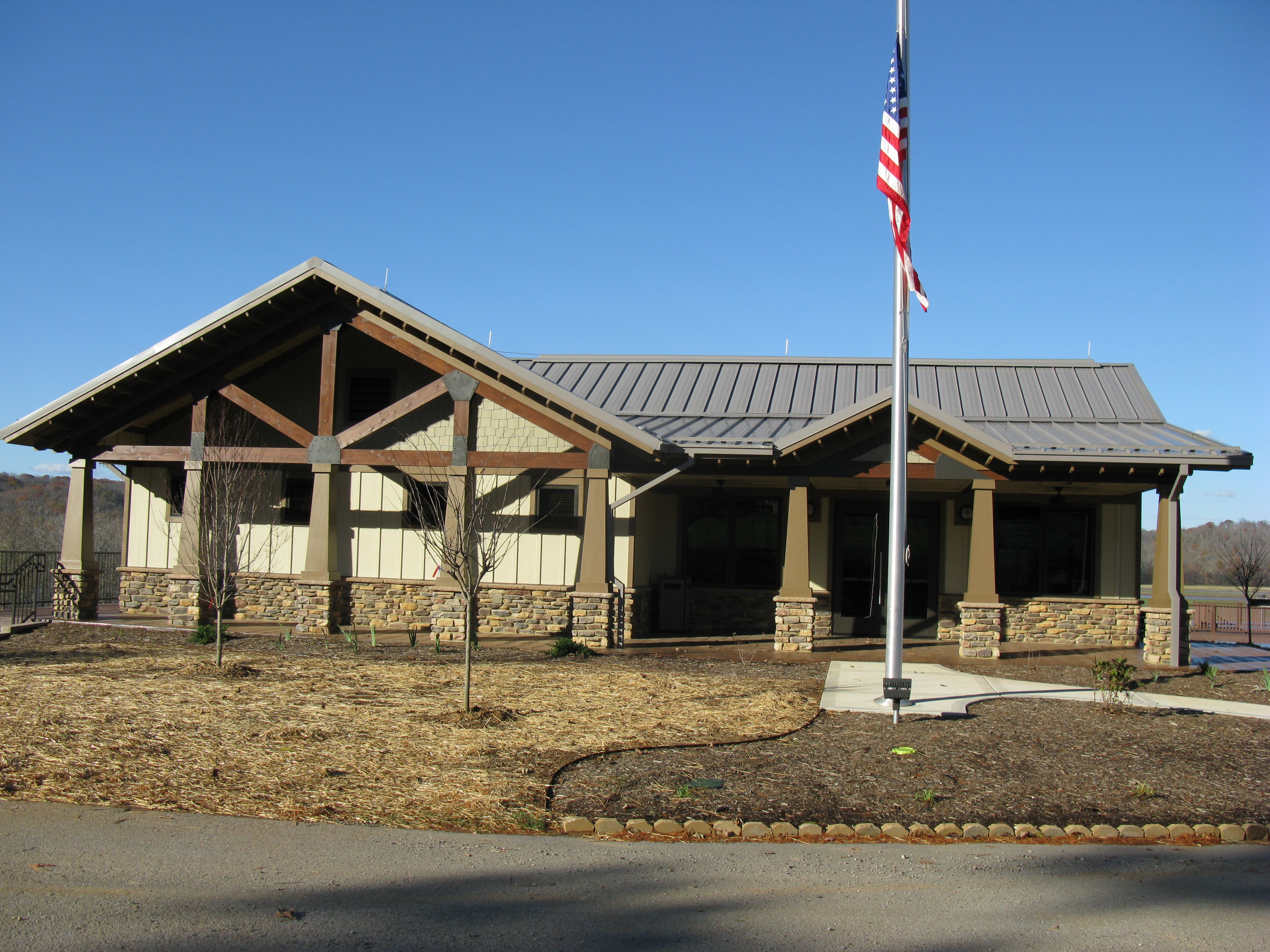 The Cross Creeks NWR Visitor Center.