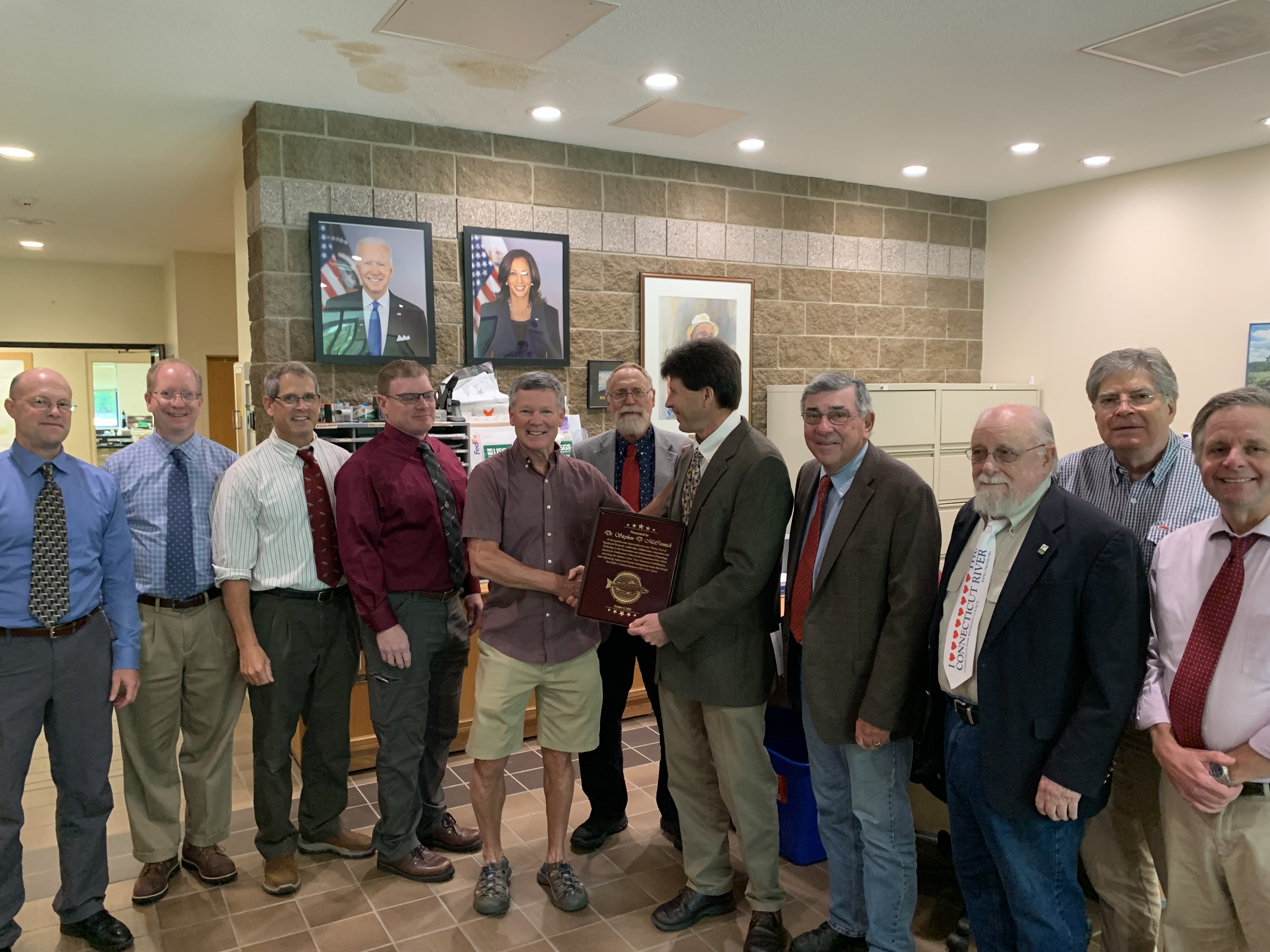 Stephen D. McCormack receives appreciation award | FWS.gov