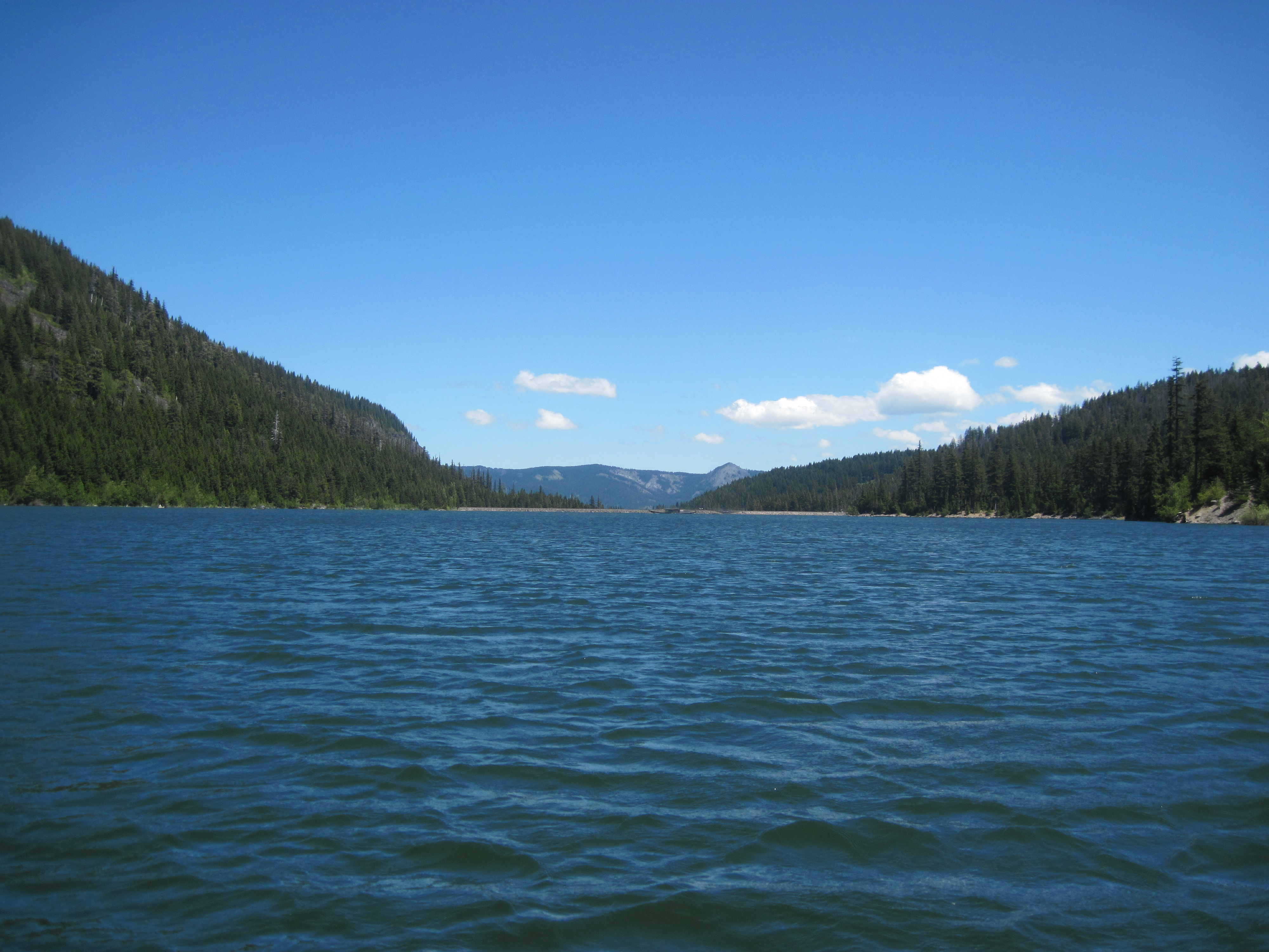 Scenic view of Laurence Lake in Oregon