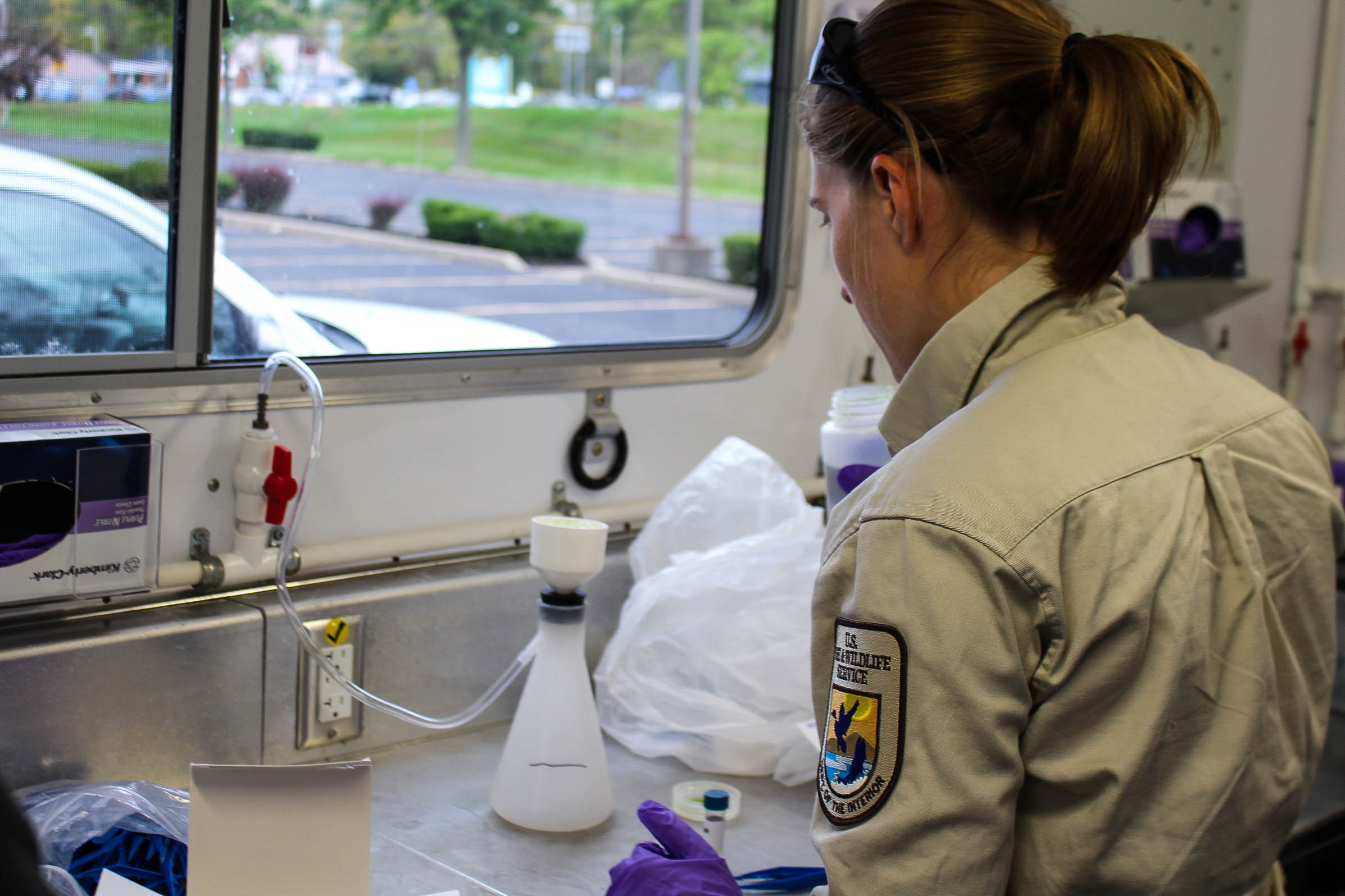 eDNA filtration in the field | FWS.gov