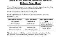 2023 Great Swamp NWR Deer Hunt