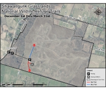 Shawangunk Grasslands Trail Map 1DecThru31March 2023