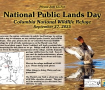 National Public Lands Day At Columbia National Wildlife Refuge