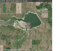 Satellite photo of Kirwin Reservoir 8/19/26