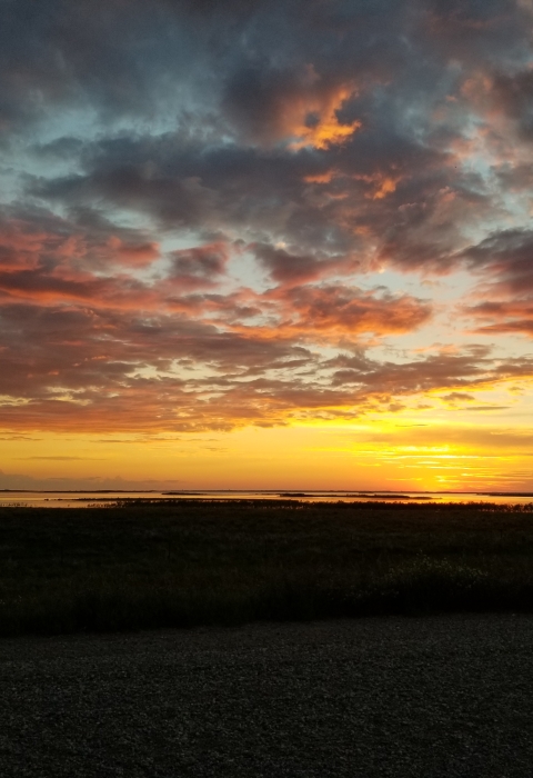 Sunset on Lake Audubon