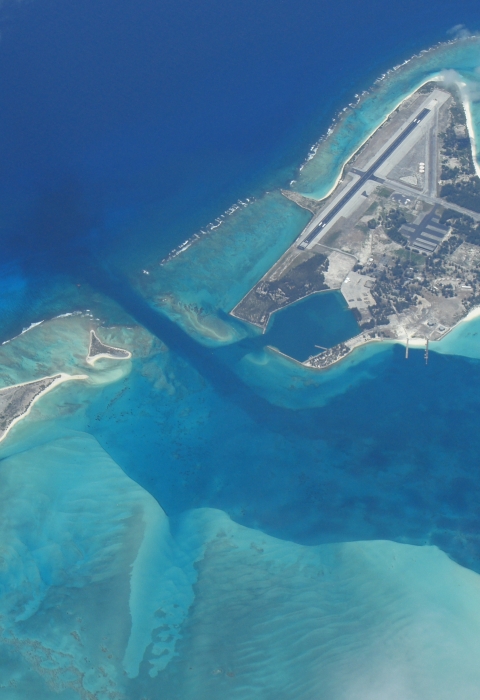 Midway Atoll aerial image