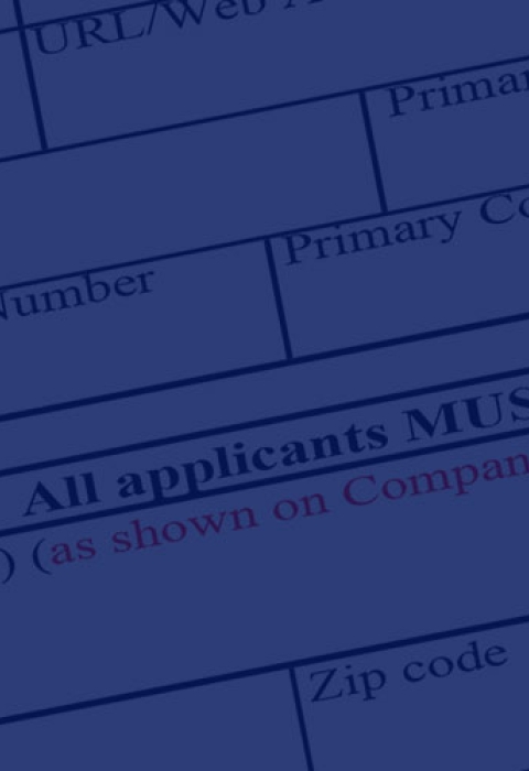 a portion of a Service form used as a decorative banner image