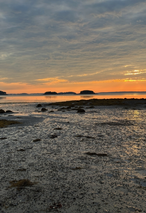 Sunrise at Casco Bay, Maine