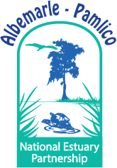 Logo - turtle on water with a tree in the background and a bird flying over.