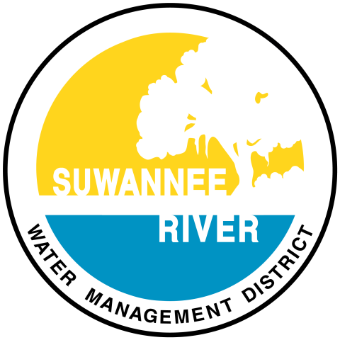 Logo of the Suwannee River Water Management District in Florida