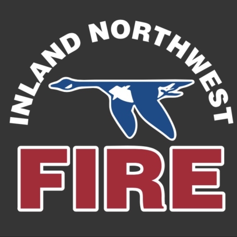Logo with blue goose and text that reads "Inland Northwest Fire"