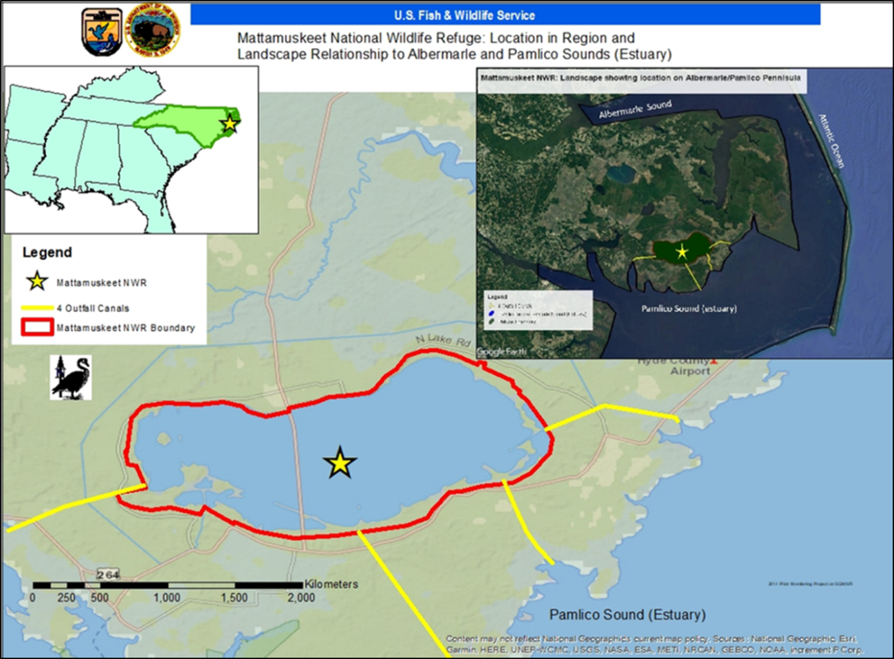 Lake Mattamuskeet Landscape Context FWS.gov