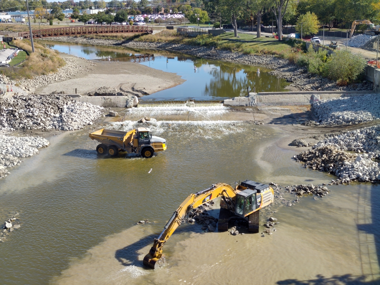 Demolition on the Hamilton Dam | FWS.gov