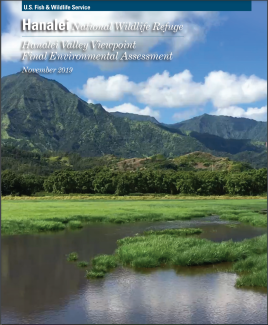 Book cover with photo of wetland habitat and waterbirds