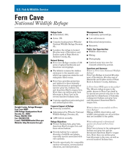 An image of the cover for the refuge fact sheet.