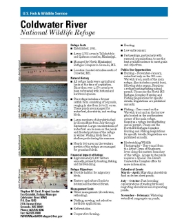 In image of the refuge fact sheet.