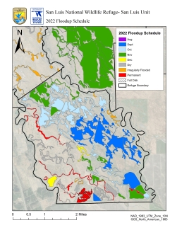 2022 Flood-up Maps - San Luis NWR and Merced NWR