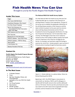 Fish Health News You Can Use (November 2017 Edition)