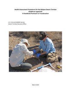 2019 Desert Tortoise Health Assessment Procedures Handbook