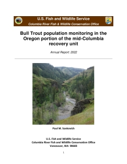 Bull Trout population monitoring in the Oregon portion of the mid-Columbia recovery unit