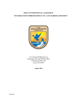 Draft EA for Weyerhaeuser Safe Harbor Agreement